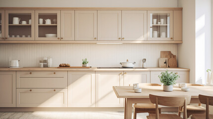 Obraz na płótnie Canvas Scandinavian classic kitchen