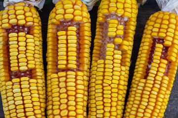 the word corn is written from corn