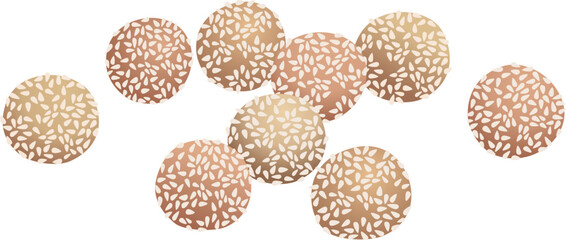 Vector Onde Indonesian Traditional Food