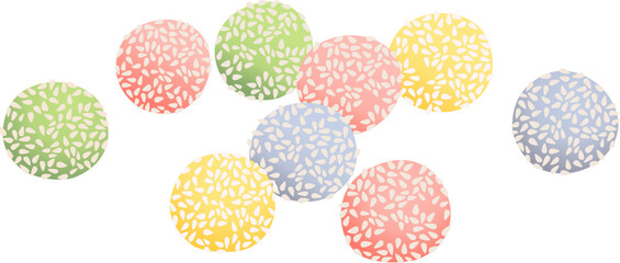 Vector Onde Indonesian Traditional Food