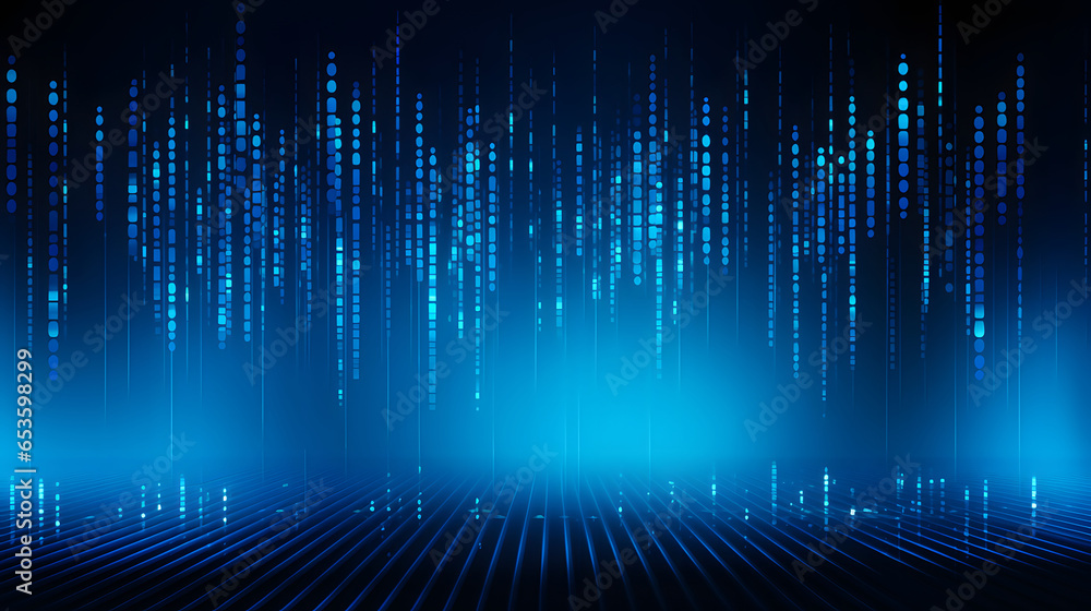 Aufkleber abstract background with glowing lines with clouds. Cloud computing technology and big data concept or data analytic information. Artificial intelligence