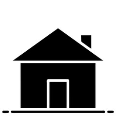 Real estate vision. Home icon. Building dreams. Residential symbol. Architectural essence. House illustration. Property prospects. Vector housing