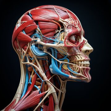Anatomy of the human head
