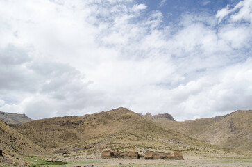 historic ruin, great natures, and beauty landscapes, large valleys between rivers, wild forest, nice background, beautiful places and magic nature, from high Atlas Mountains morocco