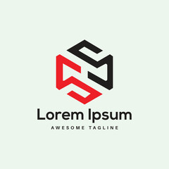 SS Letter Logo Design Free Icon