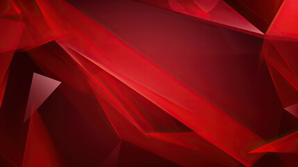 Abstract  background red triangle .Generative AI