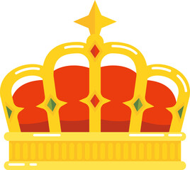 gold crown illustration. 