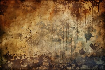 A weathered and textured wall with layers of peeling paint - obrazy, fototapety, plakaty