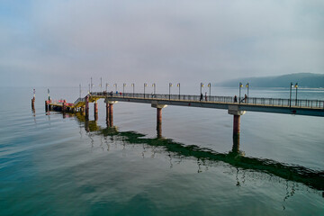 Obraz premium Morze i molo