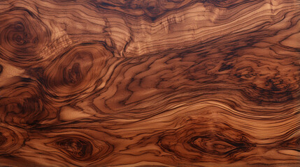 Detailed core walnut wood with veins texture. Nature background.