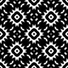 White background with black pattern. Seamless texture for fashion, textile design,  on wall paper, wrapping paper, fabrics and home decor. Simple repeat pattern.