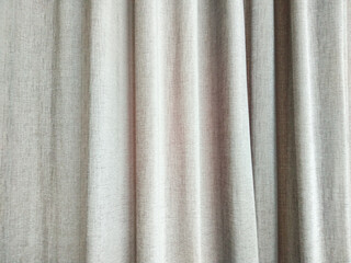 Bright cream colored curtains  wavy details  For designing backgrounds for your products