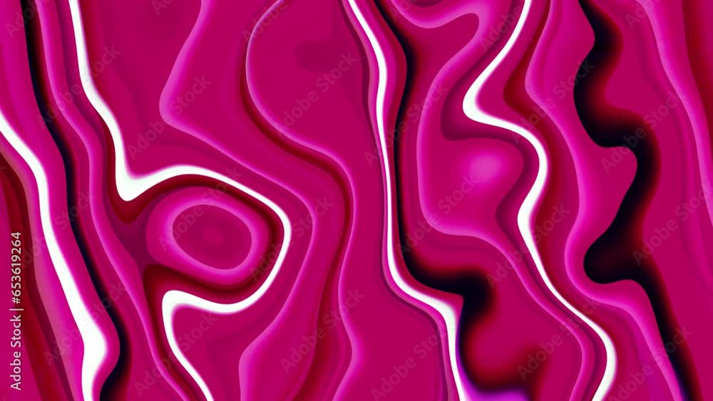 Canvas Prints abstract pink color trendy liquid wave background