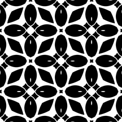 White background with black pattern. Seamless texture for fashion, textile design,  on wall paper, wrapping paper, fabrics and home decor. Simple repeat pattern.