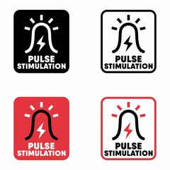 Pulse stimulation vector information sign