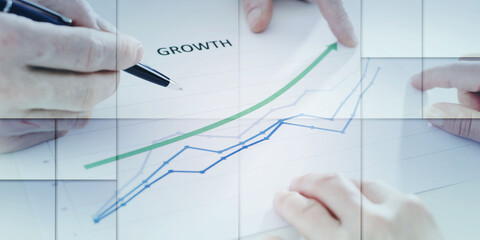 Analyzing growing results, geometric pattern