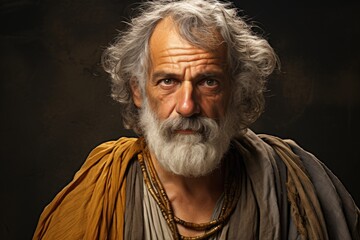 Socrates, ancient Greek philosopher, teacher thinker, ancient Greece, teachers writer , Athens antique - obrazy, fototapety, plakaty