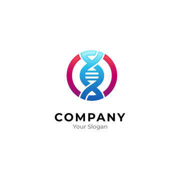 DNA spiral logo