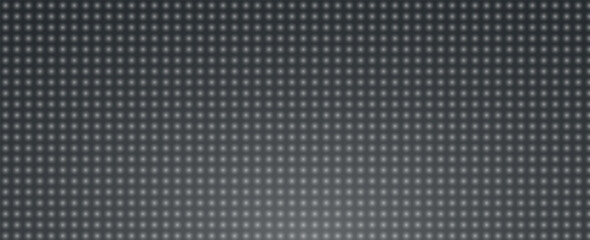 Dark gray abstract wide horizontal banner with hexagon carbon fiber grid and blue glowing lines. Technology vector background with blue neon lines