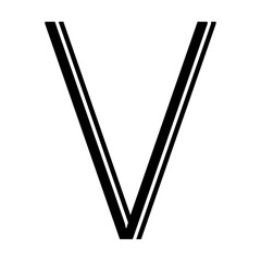 v Logo