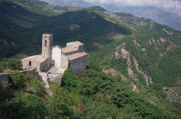 Fototapeta na wymiar Roccascalegna - Abruzzo - Church of San Pietro