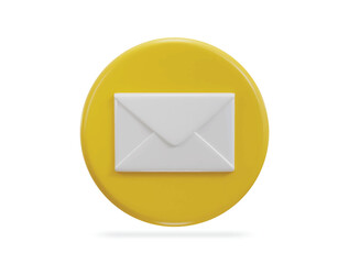 email envelope 3d vector icon