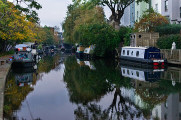 View of the London district of Camden Town