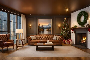 modern living room generated by AI