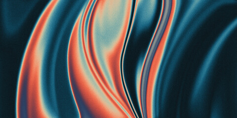 Grainy abstract background, Futuristic wave abstract shape