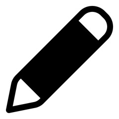 Pencil icon for editing and creativity