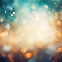 abstract background with bokeh and room for text.