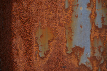 赤錆びた鉄板