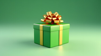 Fototapeta premium regalos navidad con fondo uniforme