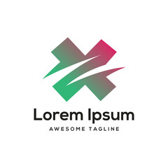 X Letter Logo Design Free Icon Rahim By Designer