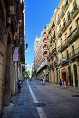 Fototapeta na wymiar una calle de Tarragona