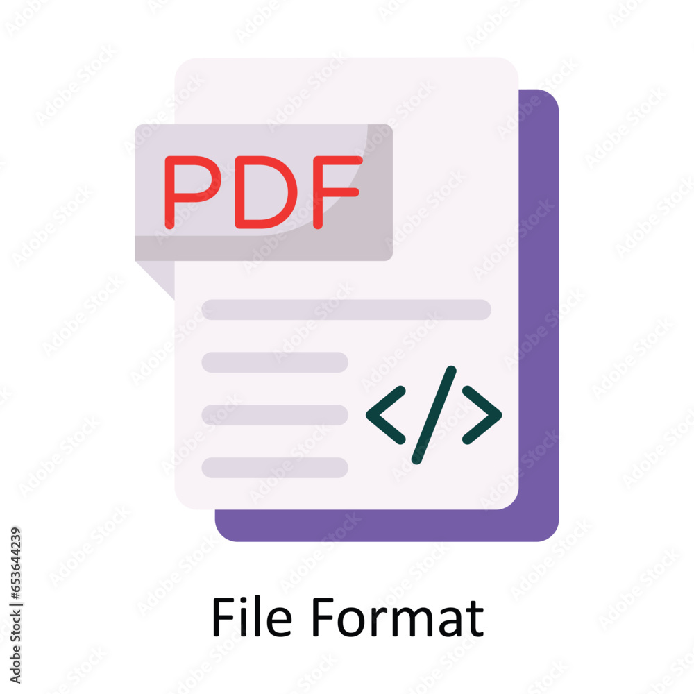 Poster file format vector flat icon design illustration. symbol on white background eps 10 file