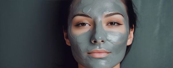 A Beautiful Young Woman Wearing A Facial Mask Symbolizing The Importance Of Skincare Spa Treatments Natural Beauty And Cosmetology Concepts . Сoncept Natural Beauty, Skincare Spa Treatments