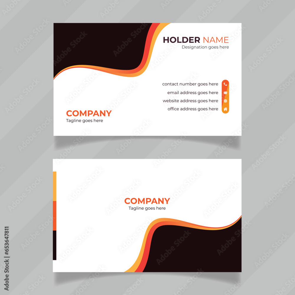 Aufkleber unique design with illustrator layout concept for personal identity card. creative design presentati