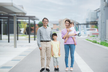 家族の記念写真