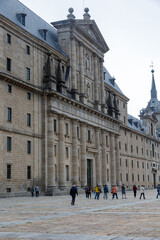 Fototapeta premium Detail from Escorial monastery exterior