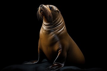 Fototapeta premium Sea Lion isolated on white background