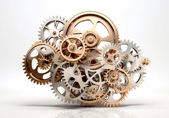 Foto op Plexiglas The mechanism of a clock © MdElias