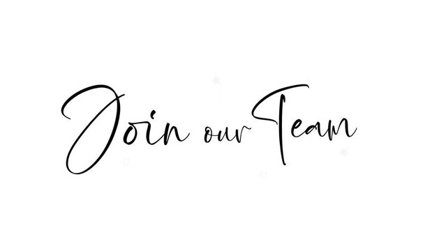 join our team 