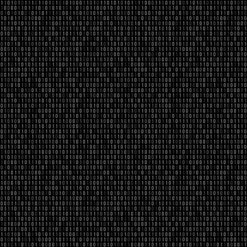 Binary code data seamless pattern