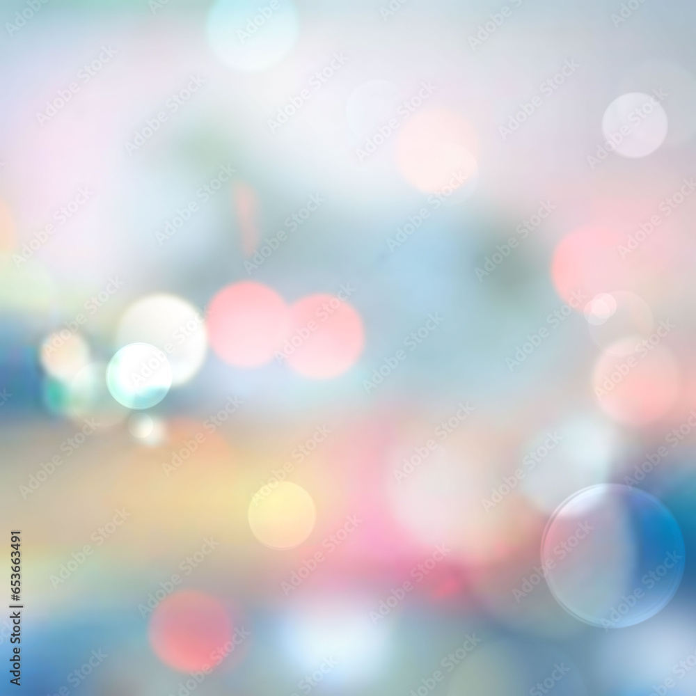 Wall mural abstract background with bokeh blur