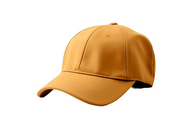Yellow Cap Isolated on a Transparent Background PNG.