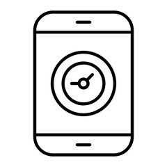 Navigation App Outline Icon