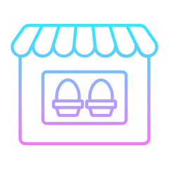 Bakery Gradient Icon