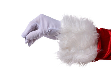 PNG, New year concept, hand of Santa Claus , isolated on white background