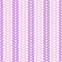 seamless pattern of drawing with purple leaves on white background.